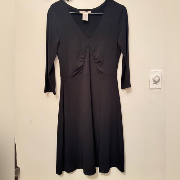Vintage | Free people | v neck slit midi dress | size medium - Picture 1 of 5